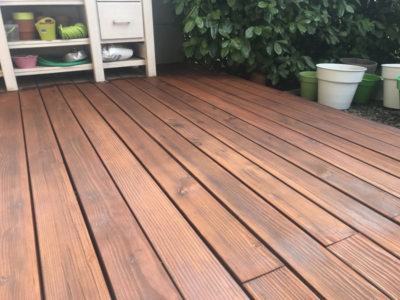 Marine teak deck refinishing